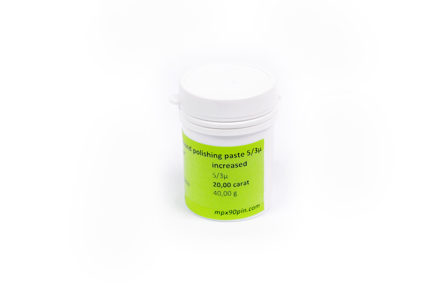 Oil-based increased concentration diamond paste 5/3 microns
