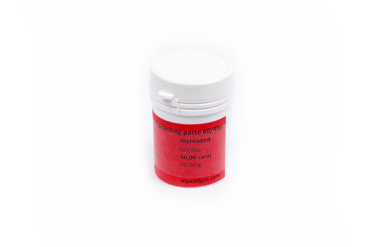 Oil-based increased concentration diamond paste 60/40 microns