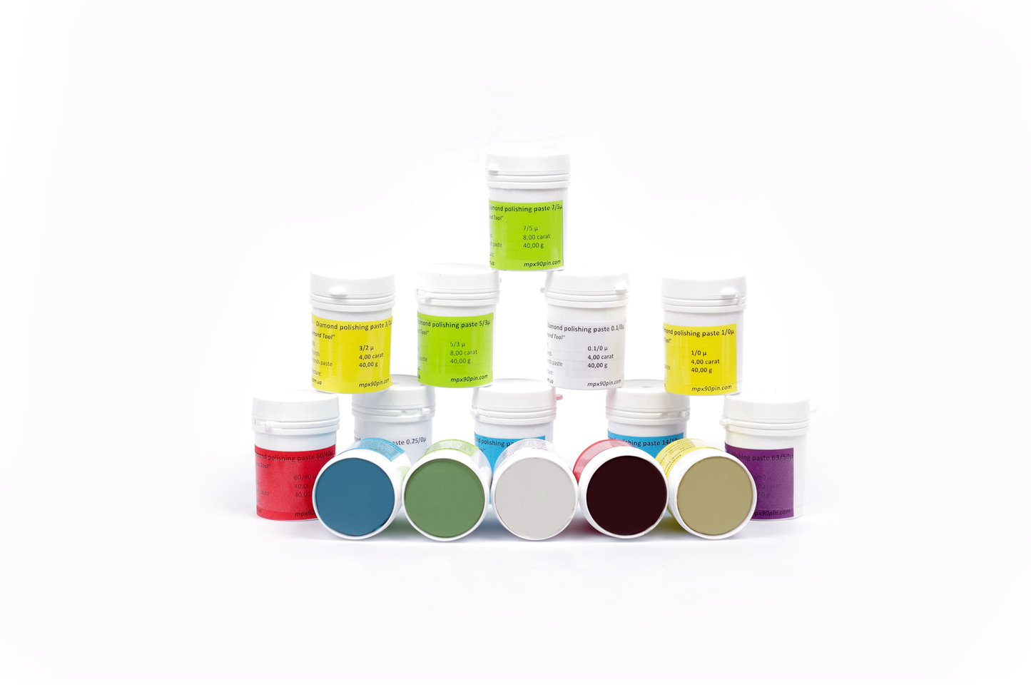 Oil-based diamond paste. Set of 15pcs