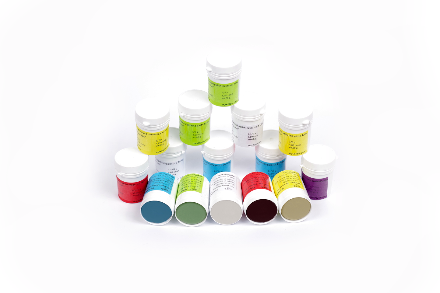 Oil-based diamond paste. Set of 15pcs