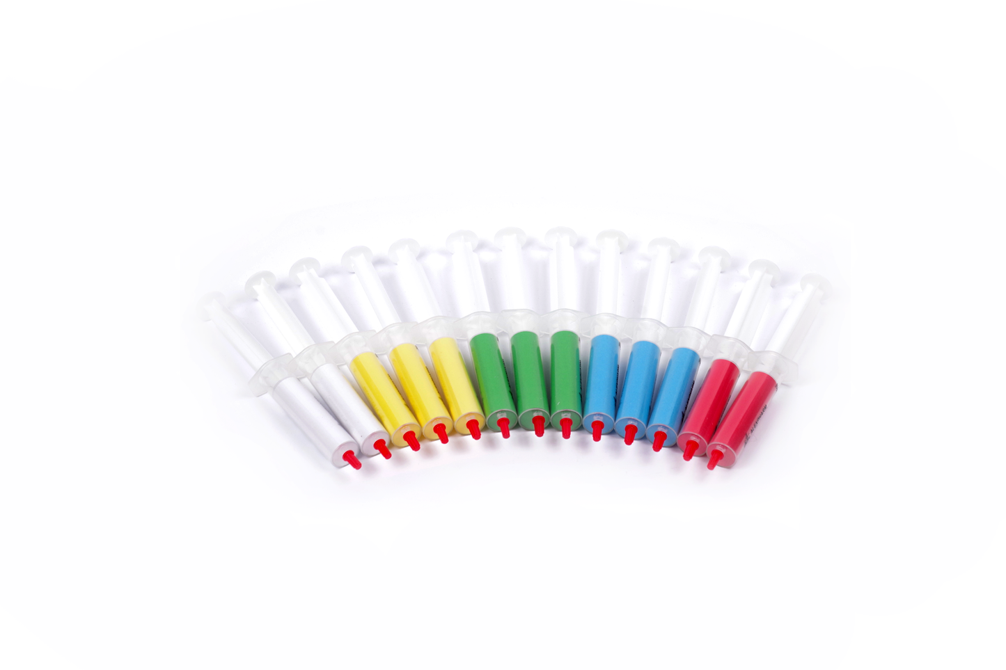 Oil-based increased concentration diamond paste. Set of 13pcs syringe 10g.