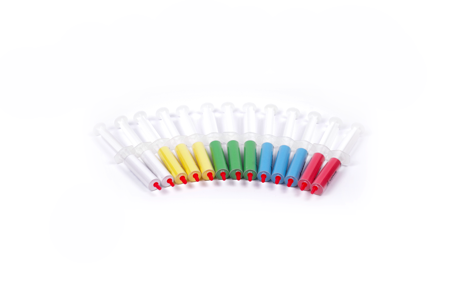 Oil-based increased concentration diamond paste. Set of 13pcs syringe 20g.