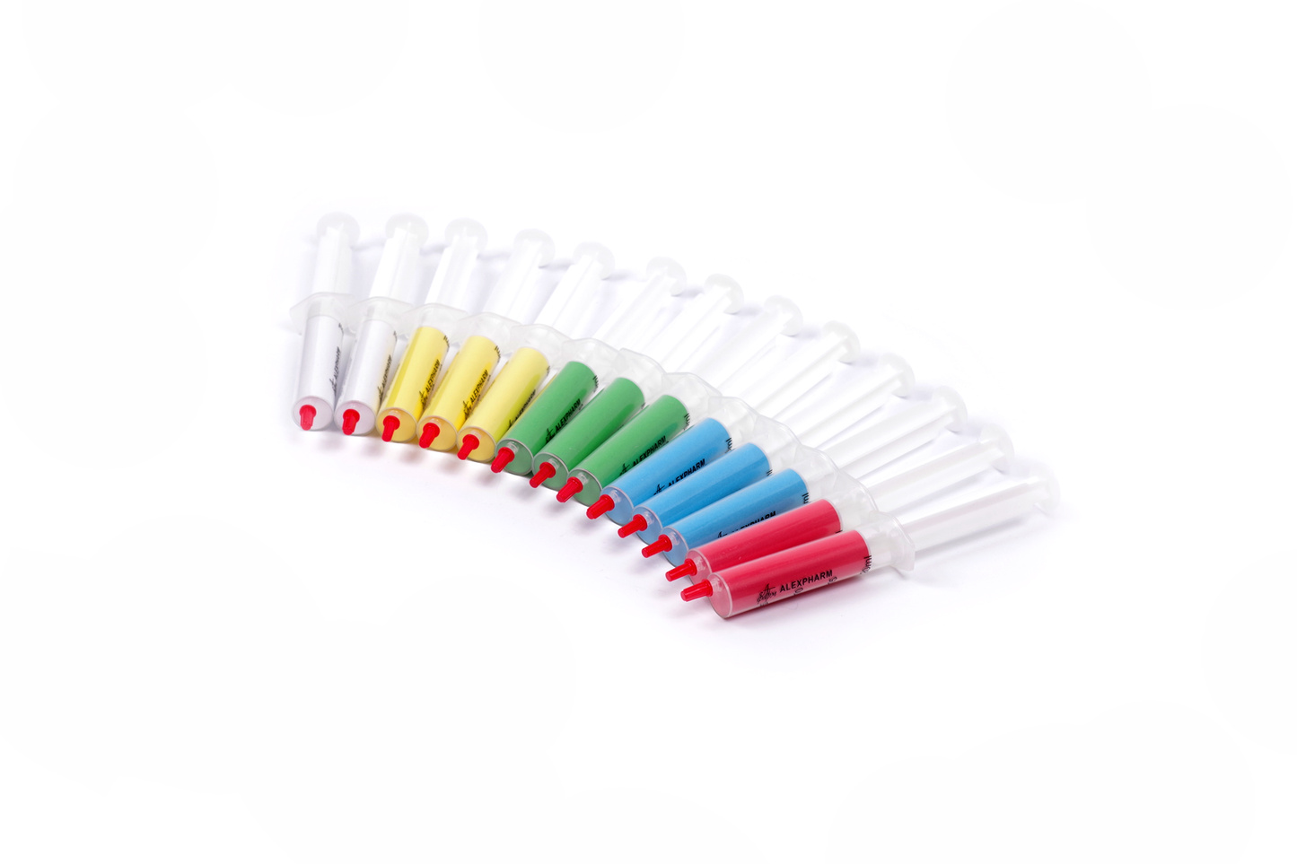 Oil-based increased concentration diamond paste. Set of 13pcs syringe 20g.