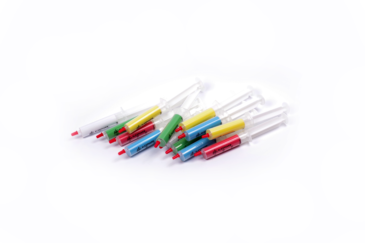 Oil-based increased concentration diamond paste. Set of 13pcs syringe 20g.