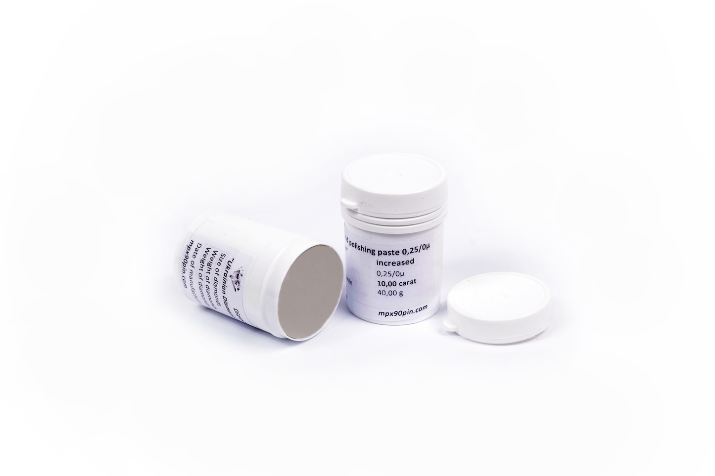 Oil-based increased concentration diamond paste 0.25/0 microns