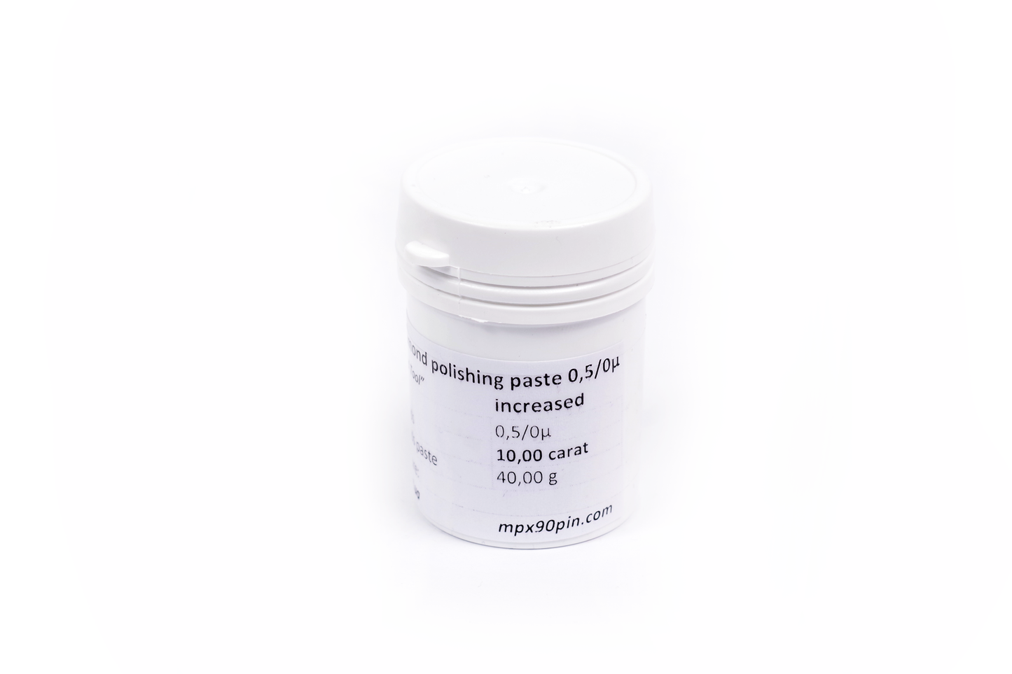 Oil-based increased concentration diamond paste 0.5/0 microns