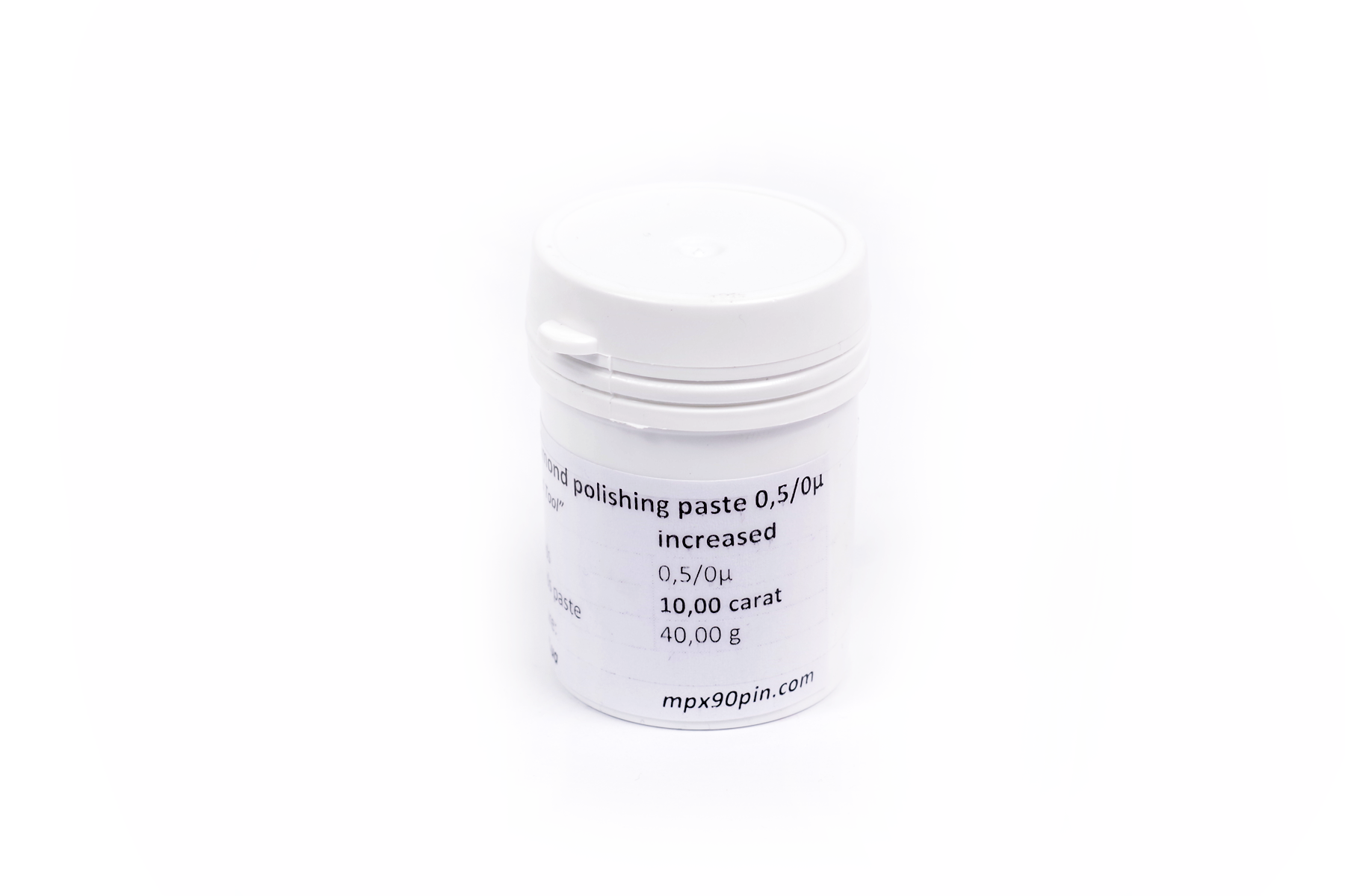 Oil-based increased concentration diamond paste 0.5/0 microns