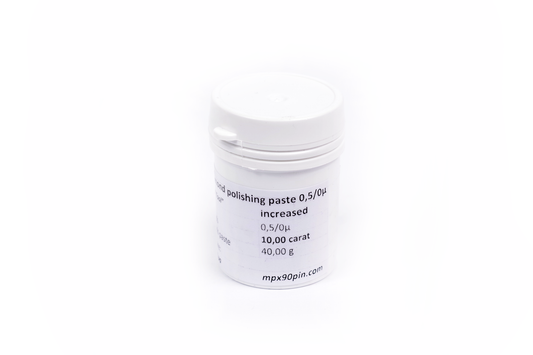 Oil-based increased concentration diamond paste 0.5/0 microns