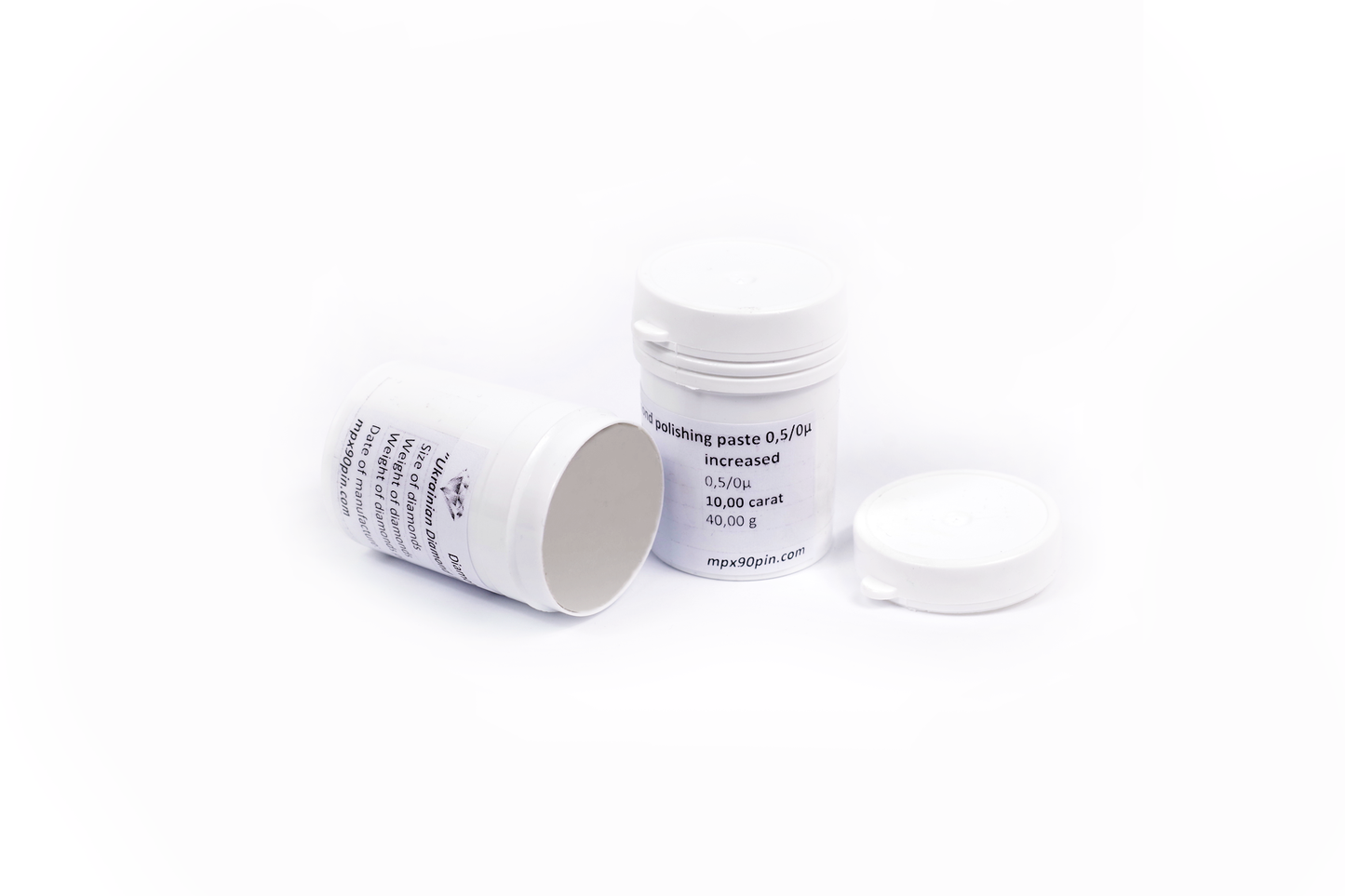 Oil-based increased concentration diamond paste 0.5/0 microns