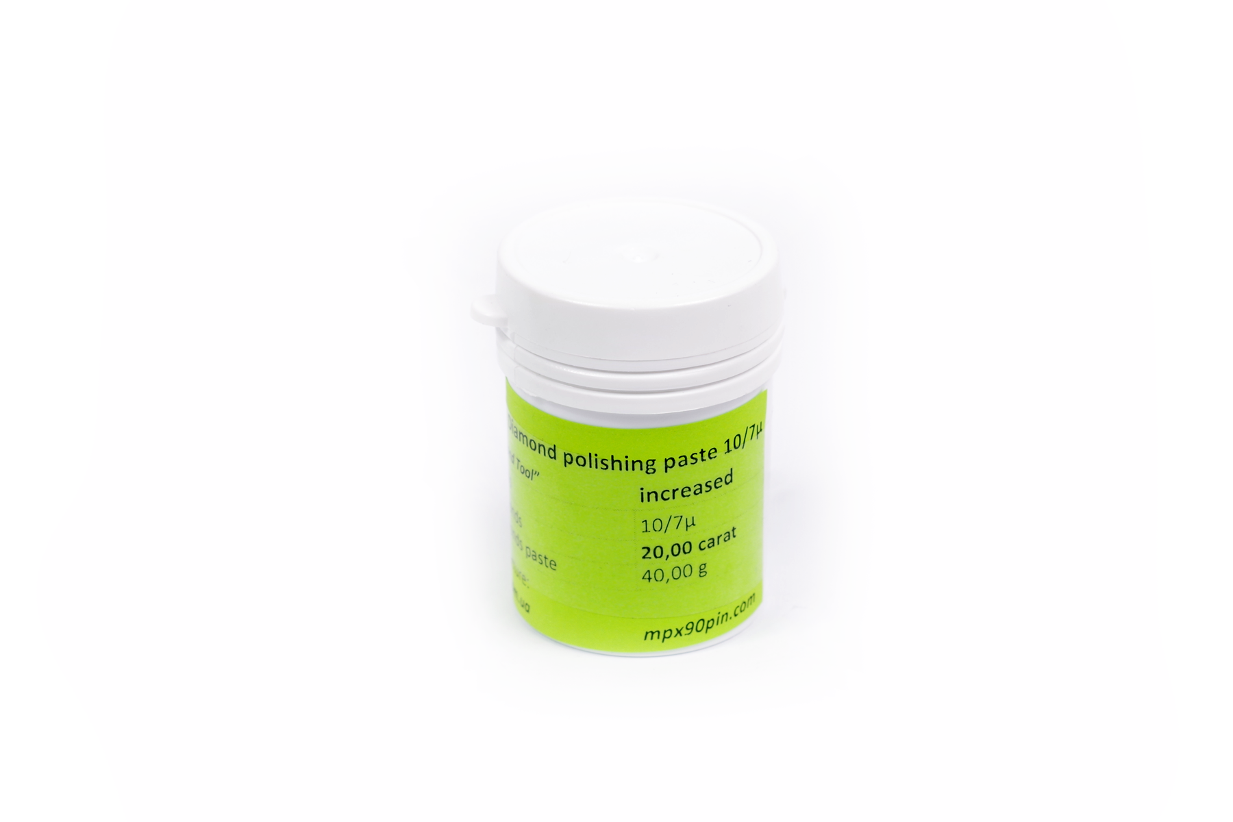 Oil-based increased concentration diamond paste 10/7 microns