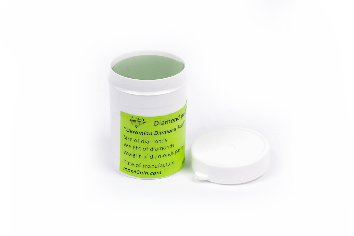 Oil-based increased concentration diamond paste 10/7 microns