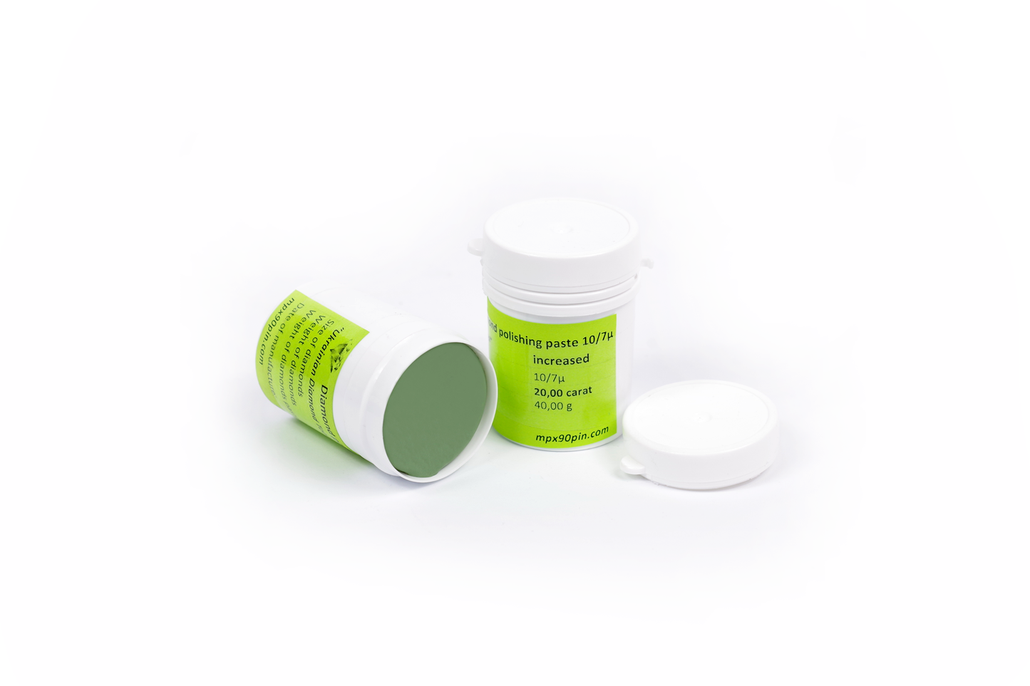 Oil-based increased concentration diamond paste 10/7 microns