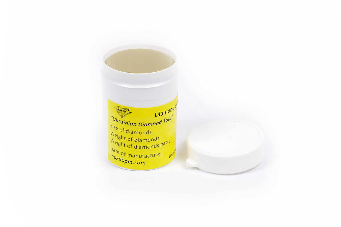Oil-based increased concentration diamond paste 1/0 microns