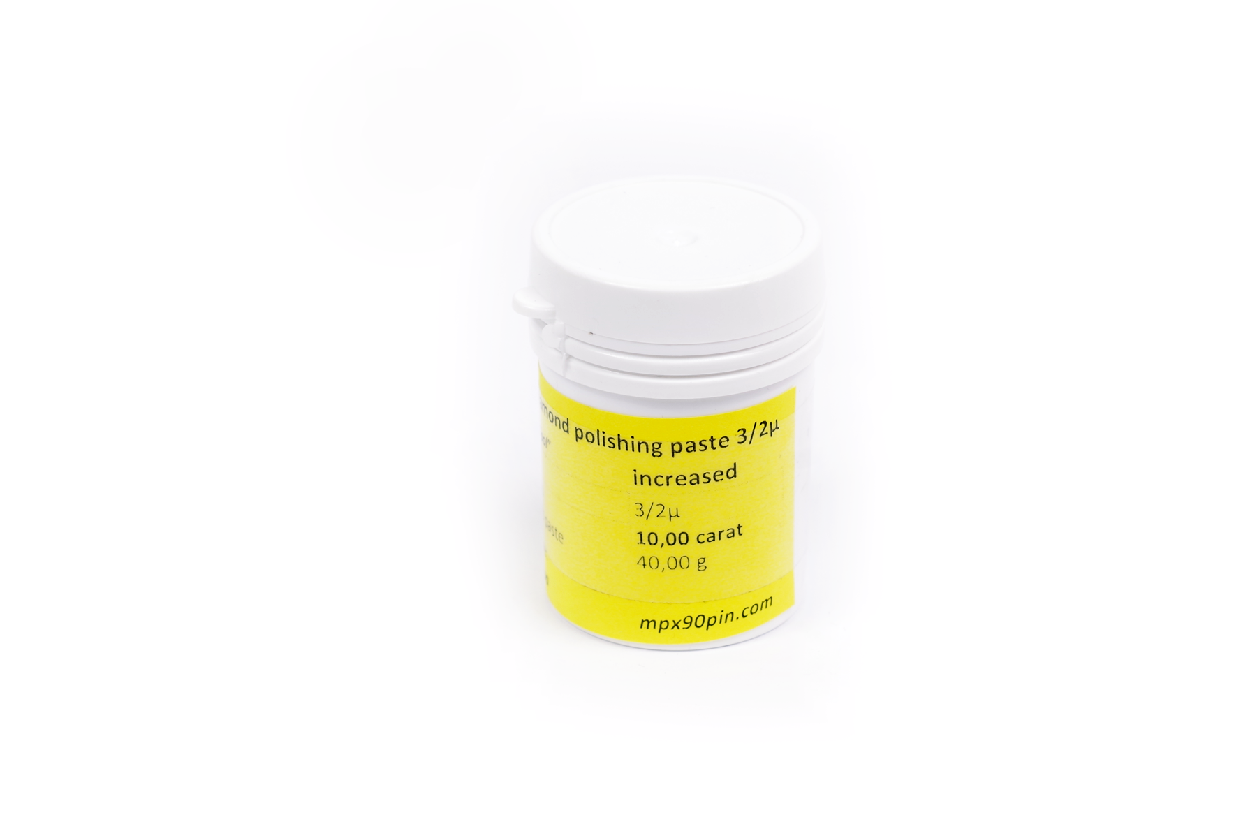 Oil-based increased concentration diamond paste 3/2 microns