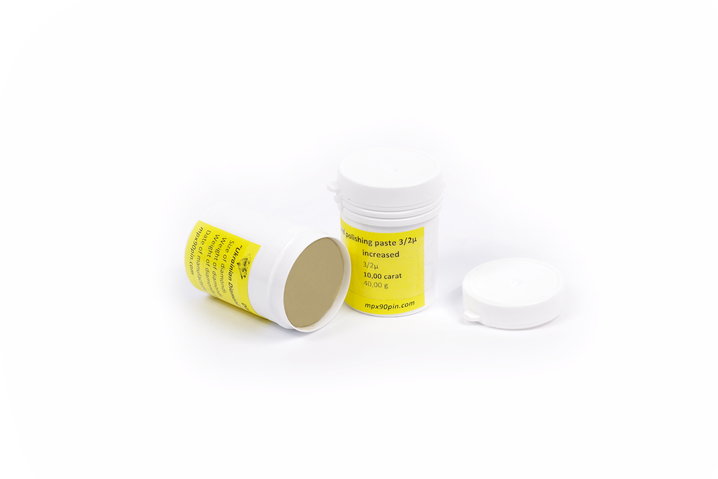 Oil-based increased concentration diamond paste 3/2 microns