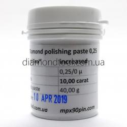Increased Concentration Diamond polishing paste 0.25 micron, 40gram - 10carat