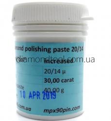 Increased Concentration Diamond polishing paste 20/14 micron, 40gram - 30carat