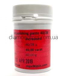 Increased Concentration Diamond polishing paste 40/28 micron, 40gram - 40carat