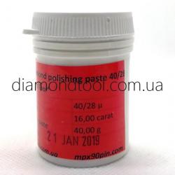 Diamond oil-based polishing paste 40/28 micron, 40gram 