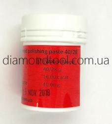 Diamond water-based polishing paste 40/28 micron, 40gram 